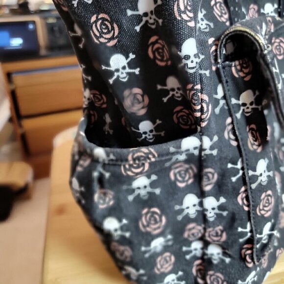 O'Neill Skull and Rose Tote - Vintage! - Picture 8 of 9